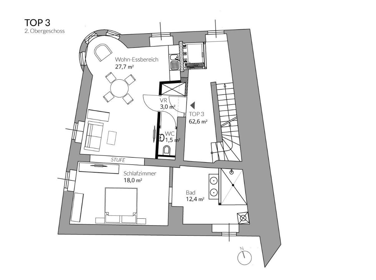 Darebell - Designerapartments Sporgasse Graz Exterior foto